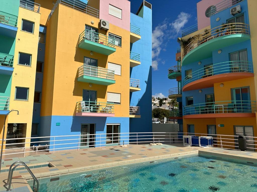 Marina De Albufeira T1 Ate 2 Pax Ou T2 Ate 6 Pax Com Piscina E Vista Marinaアパートメント エクステリア 写真